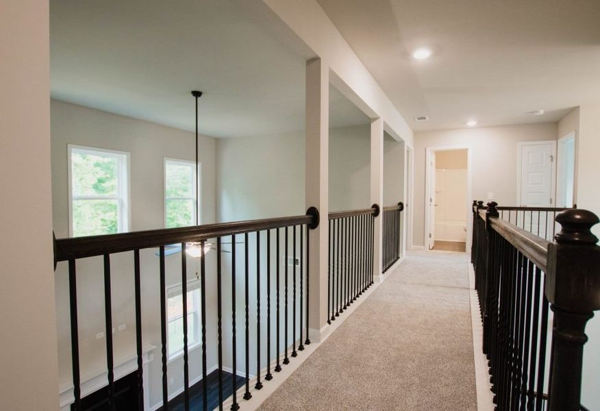 Furnished interior view inside a new home in Creekside Landing, Dallas (Image 27).