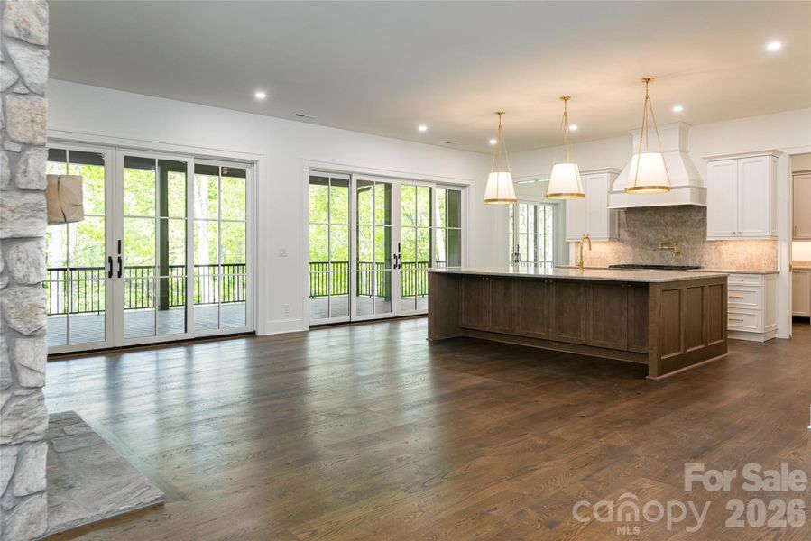 Living Room + Kitchen