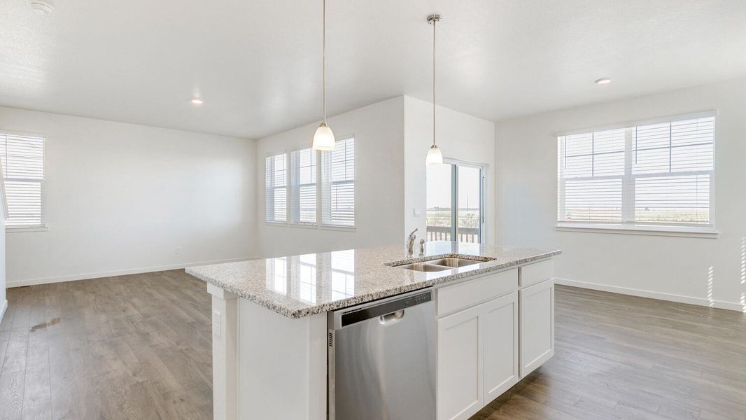 Furnished interior view inside a new home in Silver Peaks, Lochbuie (Image 10). Furnished interior view inside a new home in Silver Peaks, Lochbuie (Image 10).