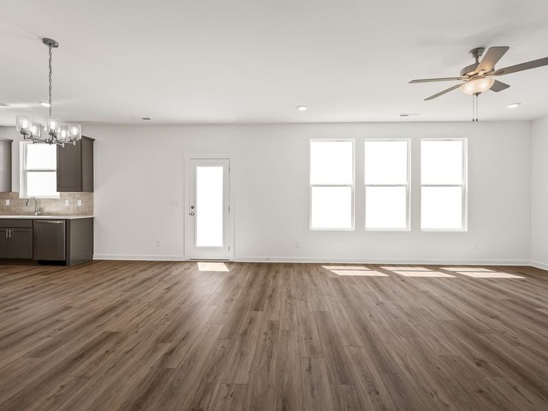 Spacious, unfurnished interior of a new home in Calista Farms, White House (Image 18). Spacious, unfurnished interior of a new home in Calista Farms, White House (Image 18).