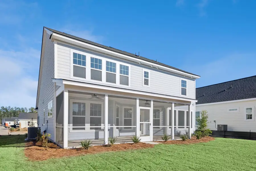Exterior details and patio area of a home in Nexton - Midtown - The Village Collection, Summerville (Image 2).