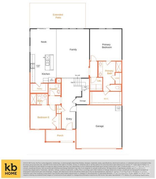 1st Floor layout : Please confirm options/selections with onsite sales counselor.