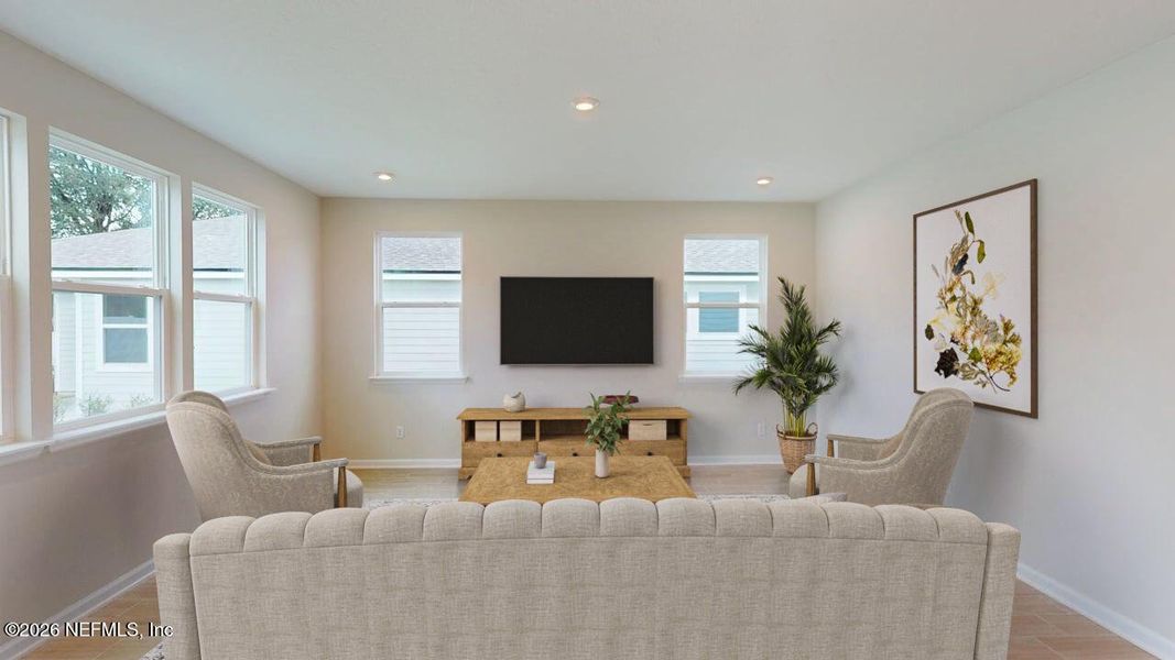 Furnished interior view inside a new home in Sandridge Hills, Green Cove Springs (Image 8).