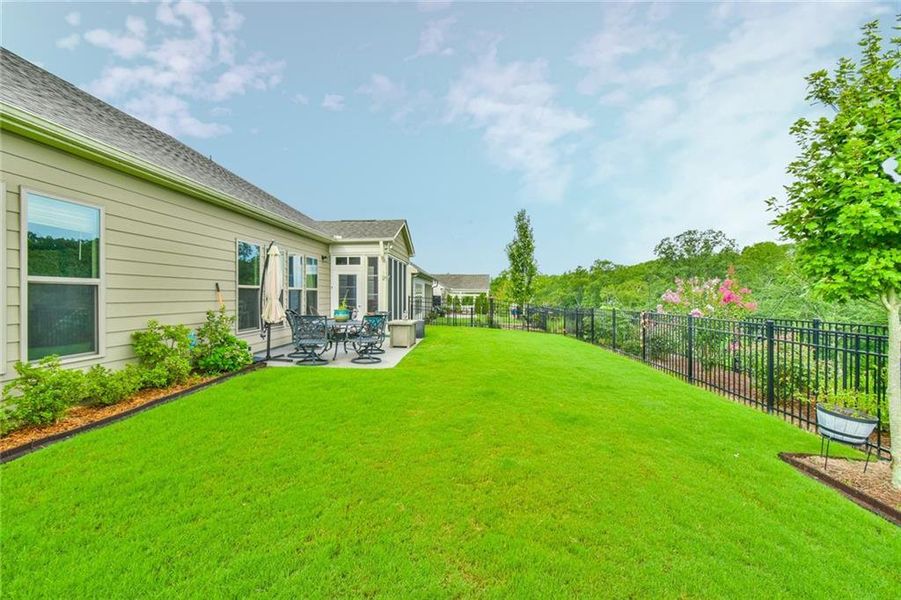Front exterior of a new home in , Hoschton, GA, highlighting curb appeal (Image 18).
