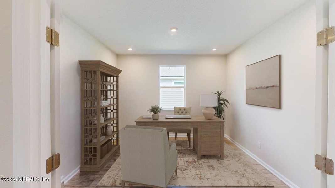 Furnished interior view inside a new home in Lakes at Bella Lago, Green Cove Springs (Image 8).