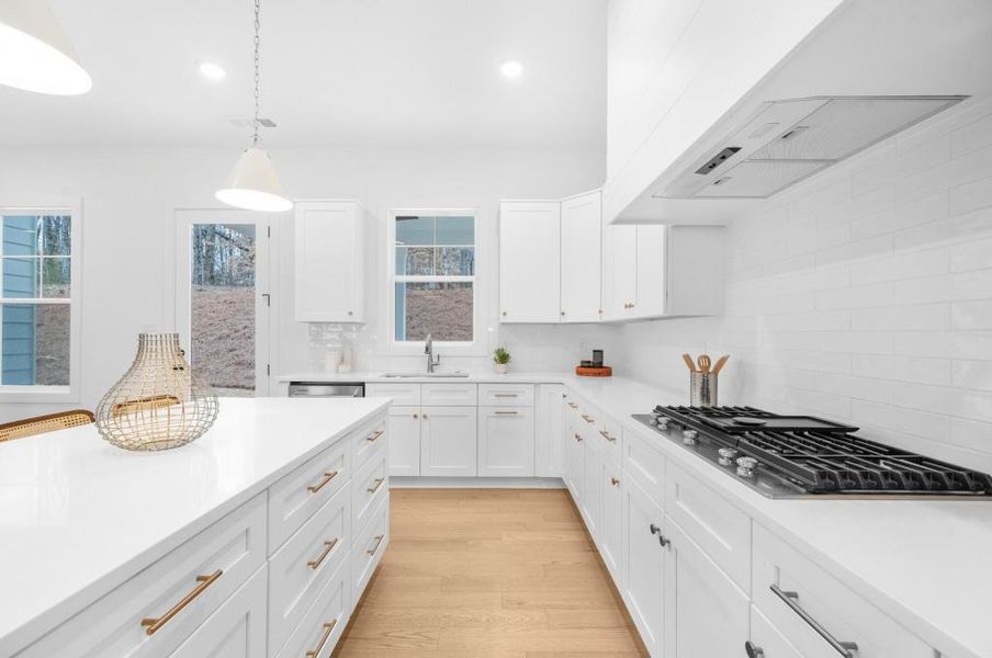 Furnished interior view inside a new home in , Canton (Image 48).