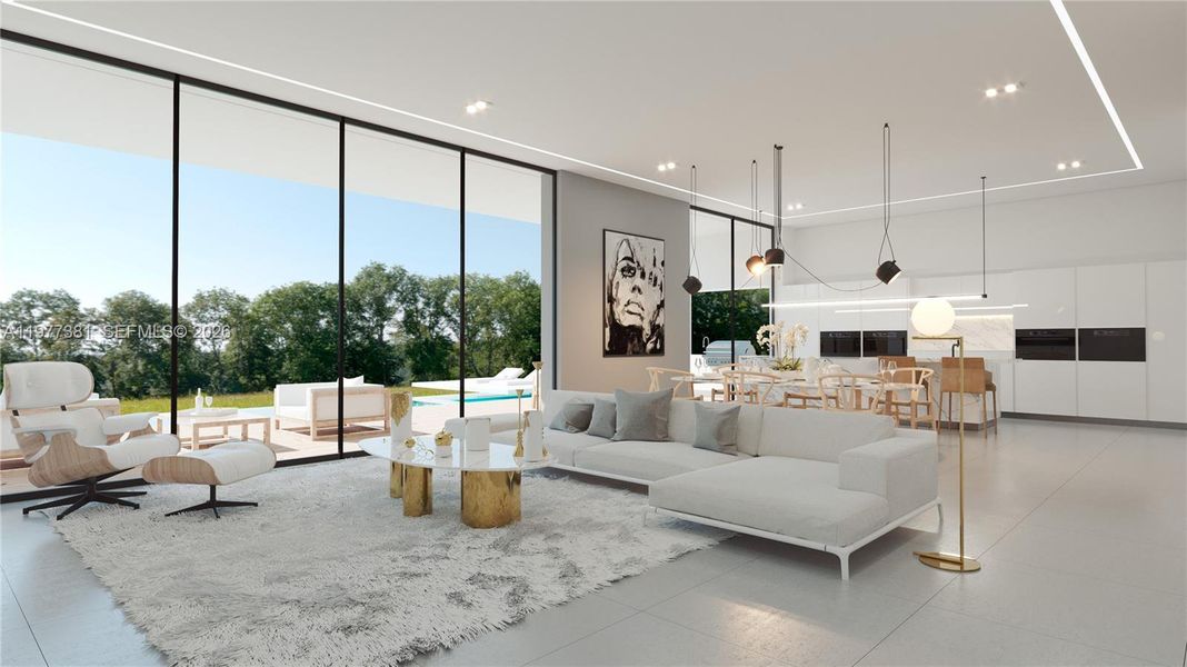 Furnished interior view inside a new home in , North Bay Village (Image 5).