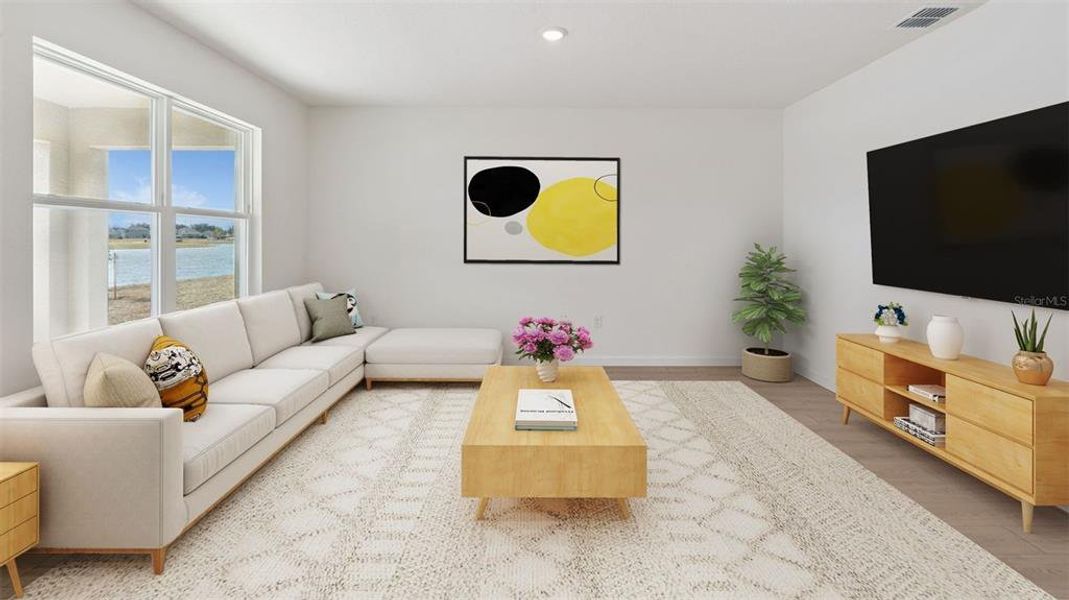 Furnished interior view inside a new home in Fountain View, Ormond Beach (Image 7).