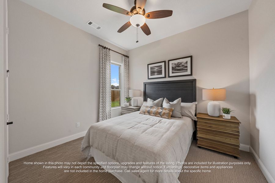 Furnished interior view inside a new home in Valor Estates, Temple (Image 10).