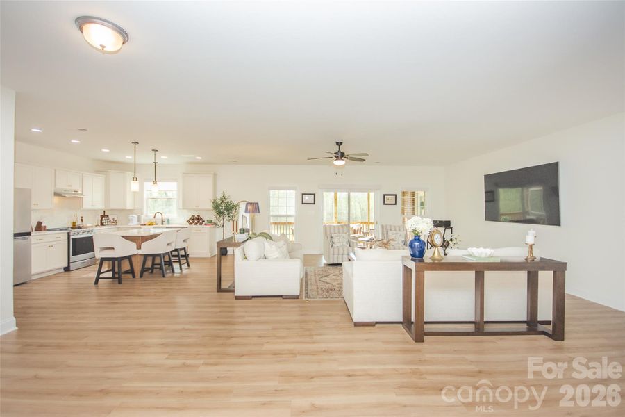 Furnished interior view inside a new home in , Statesville (Image 5).