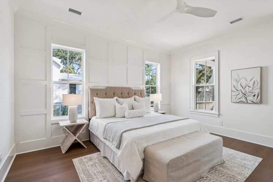 Furnished interior view inside a new home in , Johns Island (Image 8).