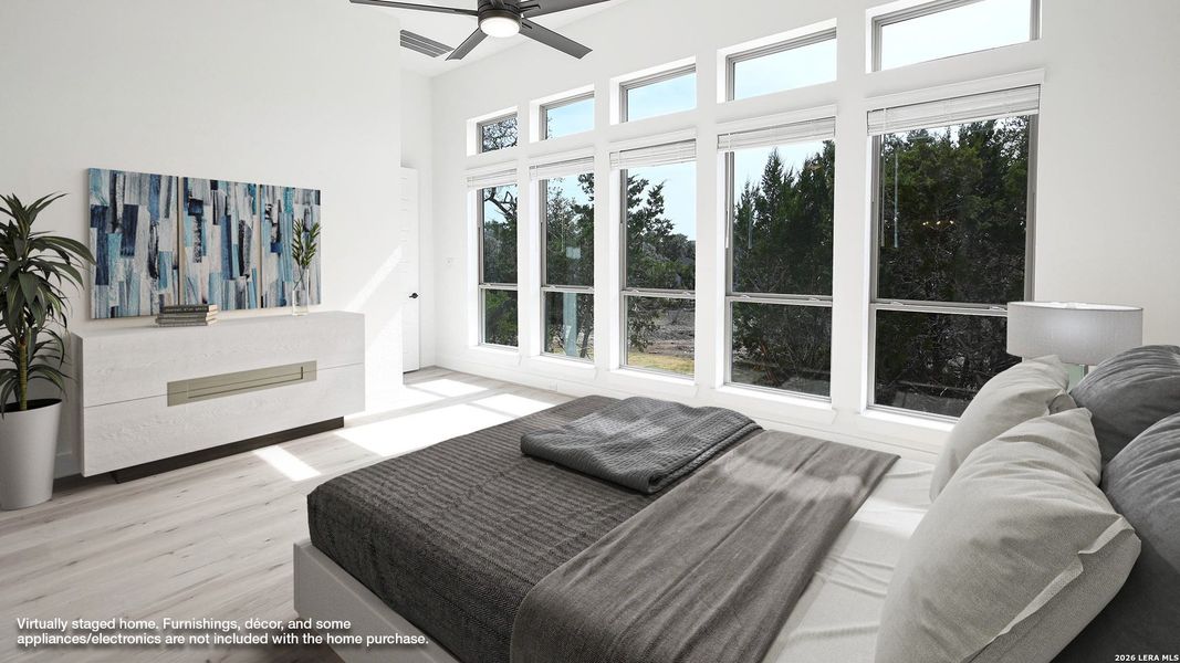 Furnished interior view inside a new home in Johnson Ranch, Bulverde (Image 16). Furnished interior view inside a new home in Johnson Ranch, Bulverde (Image 16).