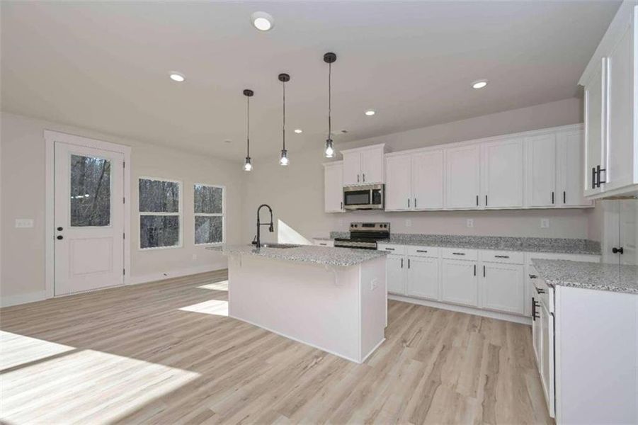 Furnished interior view inside a new home in , Buchanan (Image 9).