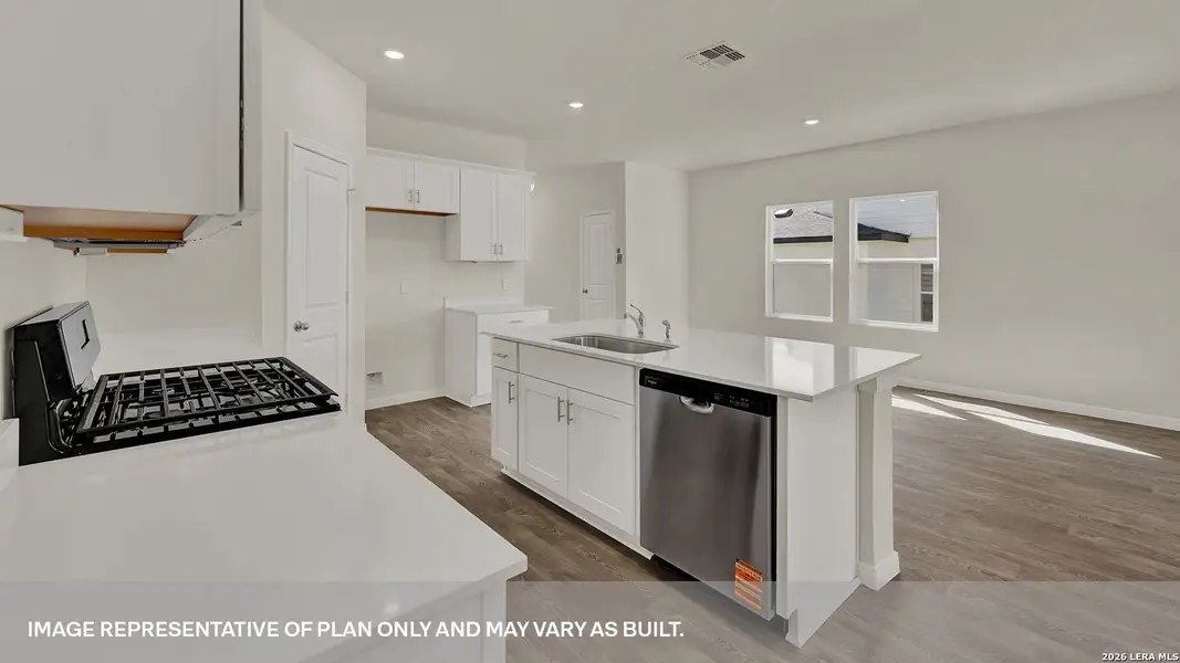 Furnished interior view inside a new home in Paramount, Kyle (Image 4).