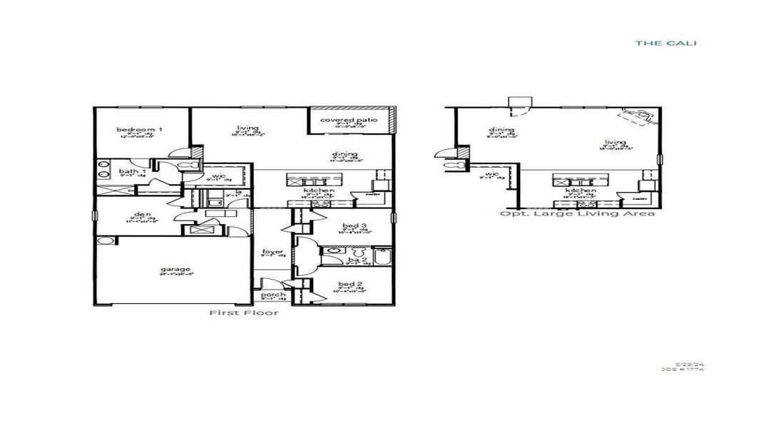 2D floor plan layout of this home in Center Pointe, Santee, SC (Image 2). 2D floor plan layout of this home in Center Pointe, Santee, SC (Image 2).