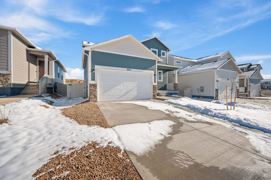 In-progress construction of a new home in Aspen Ranch, Fountain, CO (Image 37).