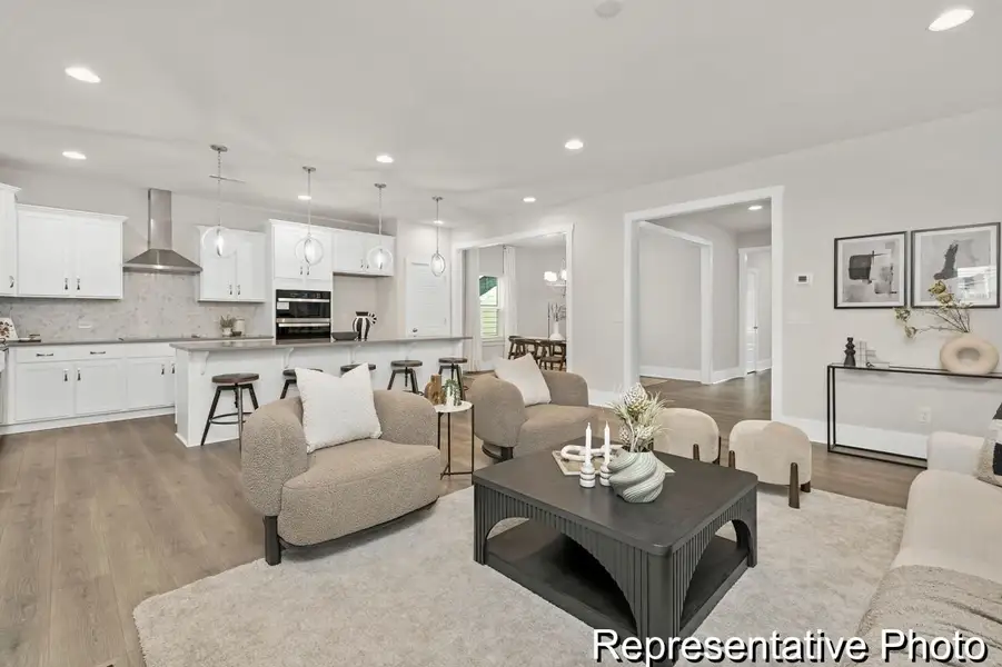 Furnished interior view inside a new home in Kensington, China Grove (Image 4).