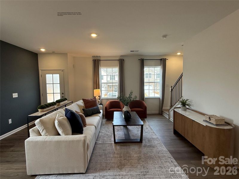 Furnished interior view inside a new home in Cannon Village, York (Image 6).