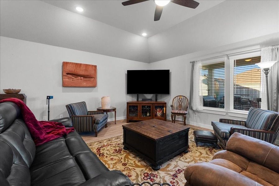 Furnished interior view inside a new home in Mustang Crossing, Alvin (Image 9).