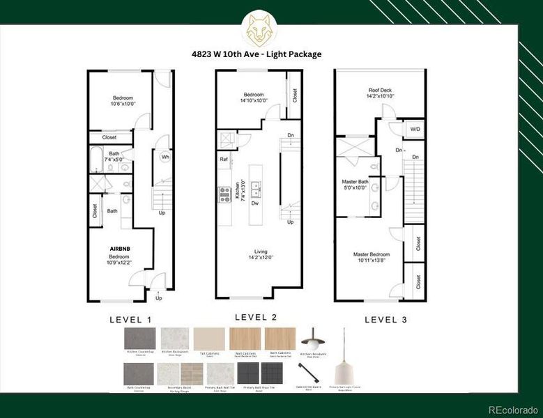 2D floor plan layout of this home in , Denver, CO (Image 6).