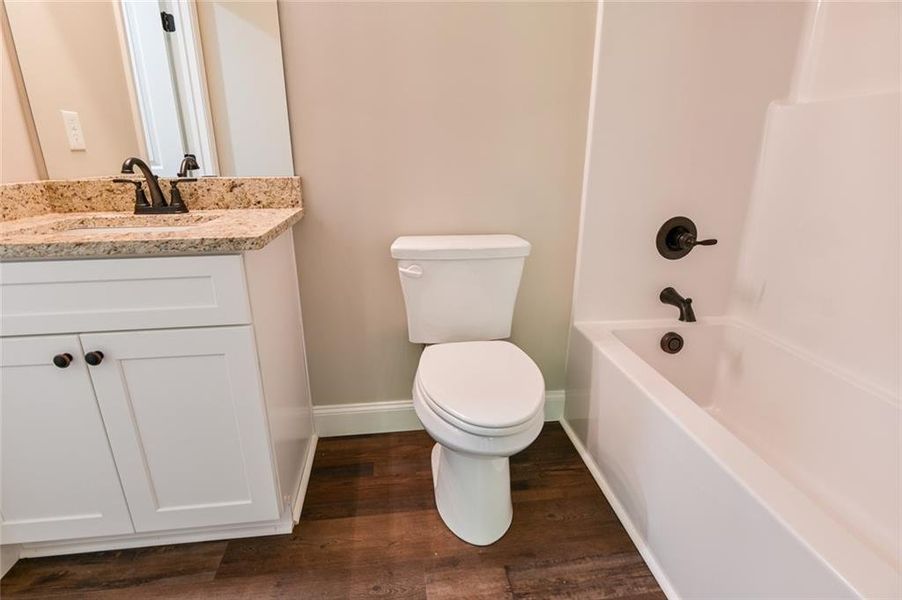 Furnished interior view inside a new home in , Dahlonega (Image 12).