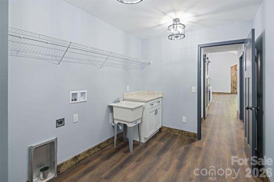 Main Level - Laundry/Mud Room off Garage