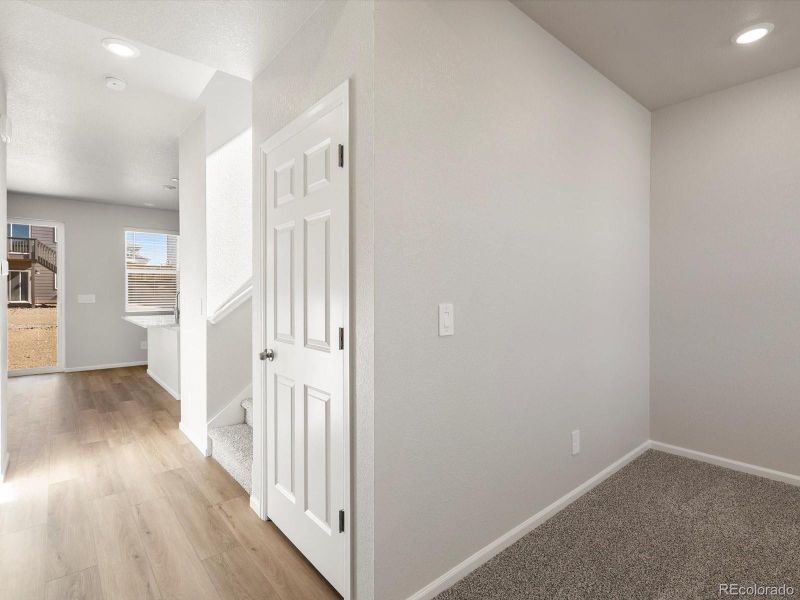 Spacious, unfurnished interior of a new home in Buffalo Highlands: The Flora Collection, Commerce City (Image 26).