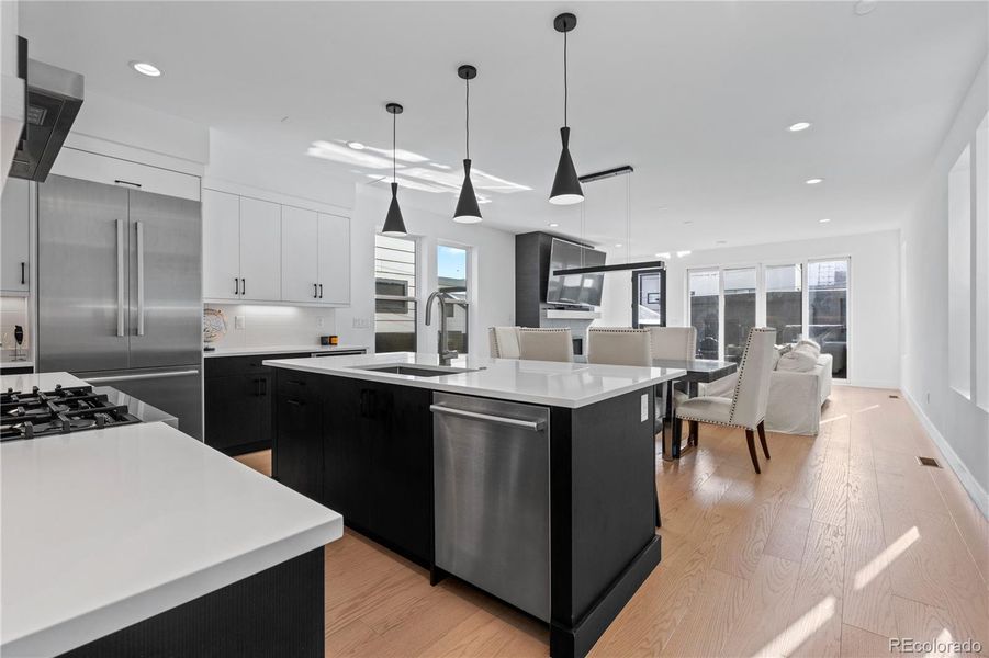 Furnished interior view inside a new home in , Denver (Image 5).