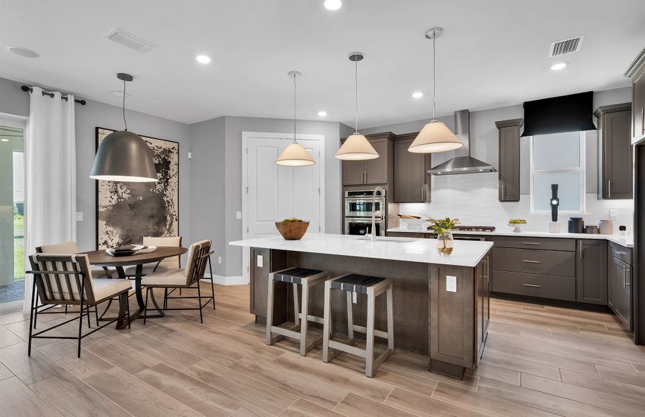 Representative furnished interior of a home built from the Easley by DiVosta in Emerson Oaks, Vero Beach (Image 38).