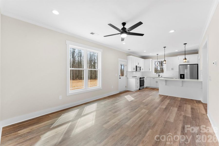 Spacious, unfurnished interior of a new home in , New London (Image 29).