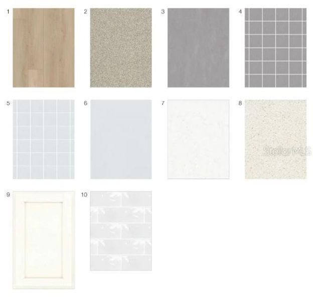 Sample of building materials used in homes in Lochside, Mount Dora (Image 14).
