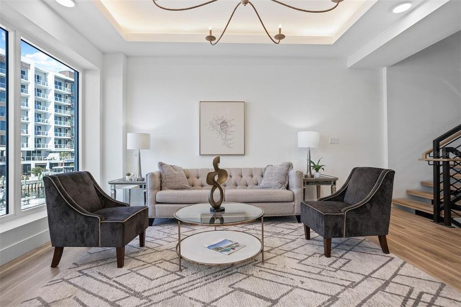 Furnished interior view inside a new home in , Clearwater (Image 6). Furnished interior view inside a new home in , Clearwater (Image 6).