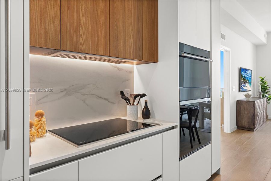 Furnished interior view inside a new home in , Miami (Image 14).