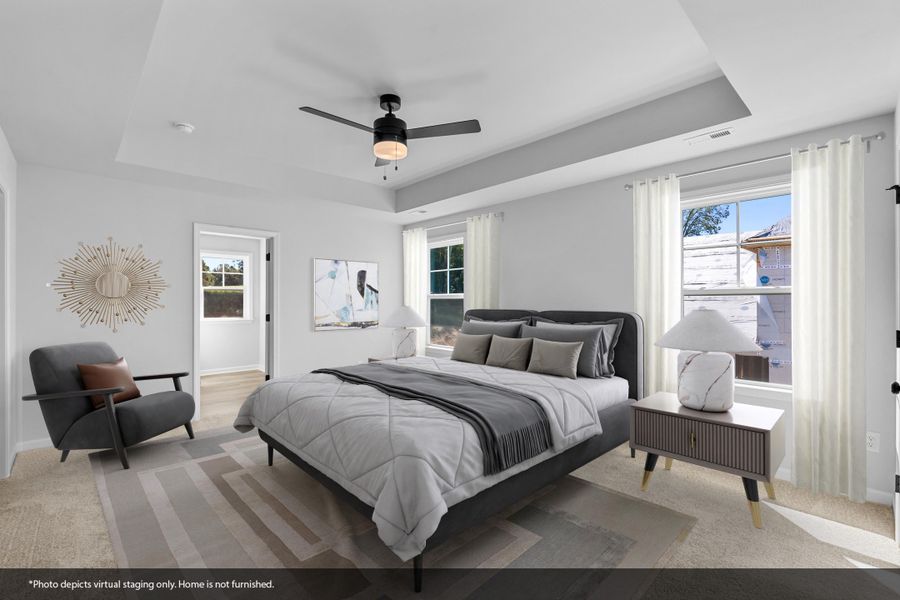 Furnished interior view inside a new home in Fieldstone, Lexington (Image 9).