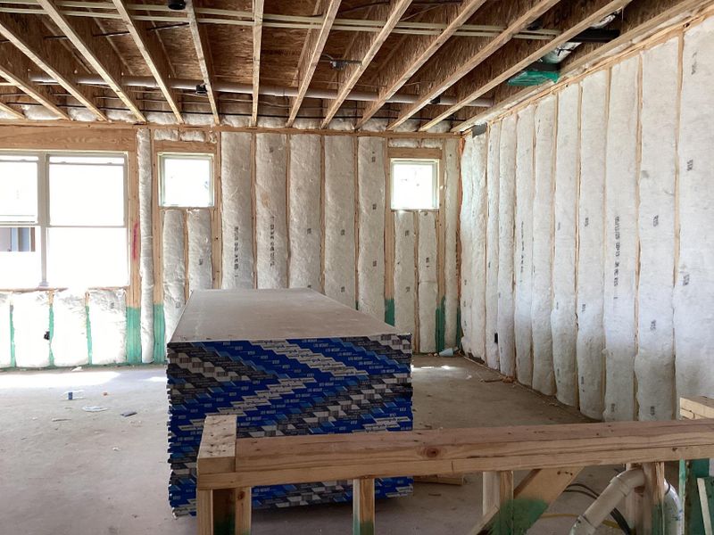 Spacious, unfurnished interior of a new home in The Cottages at Lariat, Liberty Hill (Image 22). Spacious, unfurnished interior of a new home in The Cottages at Lariat, Liberty Hill (Image 22).