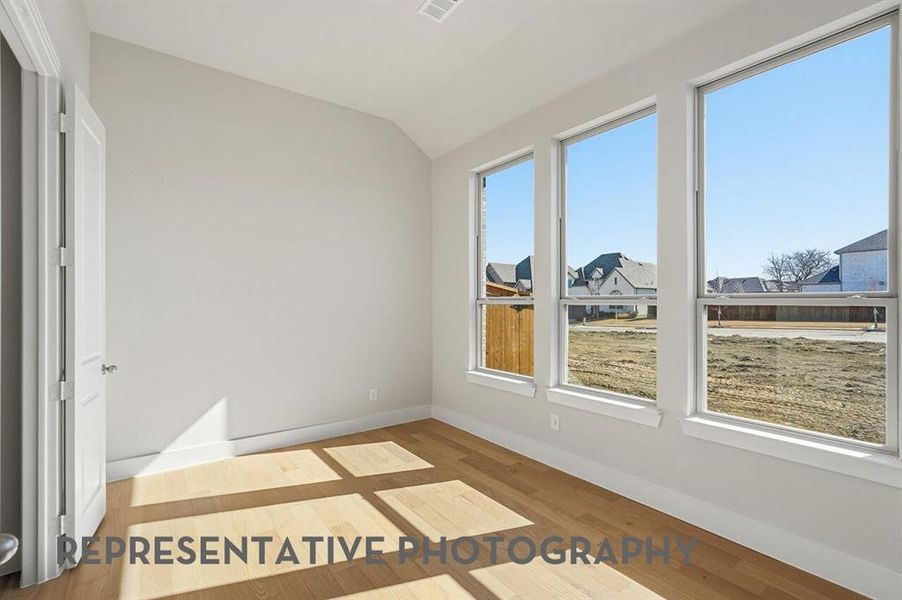 Spacious, unfurnished interior of a new home in Pecan Square, Northlake (Image 13). Spacious, unfurnished interior of a new home in Pecan Square, Northlake (Image 13).