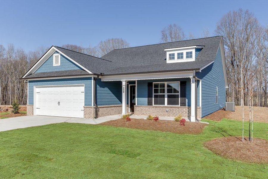 Front exterior of a new home in , Carnesville, GA, highlighting curb appeal (Image 19).