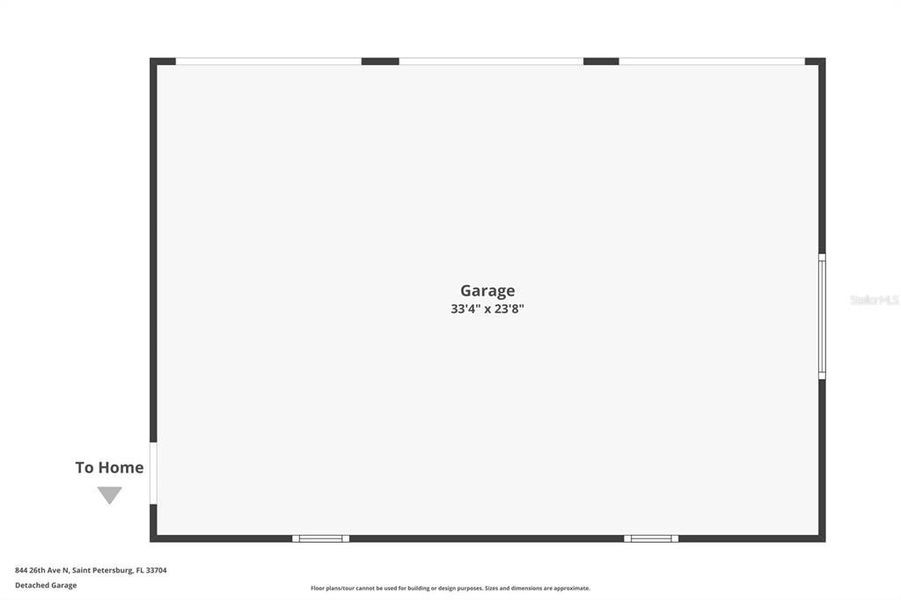 2D floor plan layout of this home in , St. Petersburg, FL (Image 6).