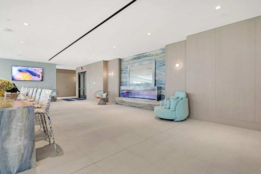 Furnished interior view inside a new home in , Miami (Image 25).