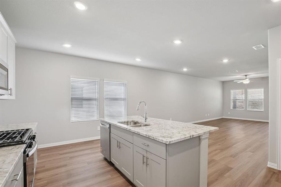 Photo is not of the actual home, but is an inspirational photo of builder’s model home and may depict options, furnishings, and/or decorator features that are not included.