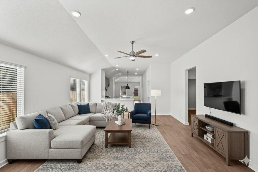 Furnished interior view inside a new home in Marvida, Cypress (Image 15).