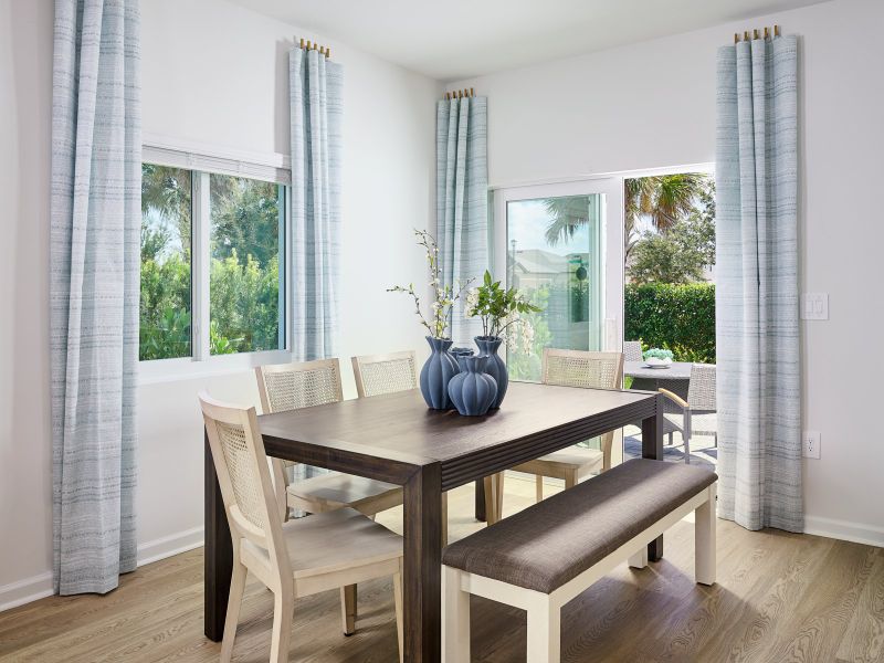 Furnished interior view inside a new home in Meritage Homes at Central Park, Port St. Lucie (Image 7).