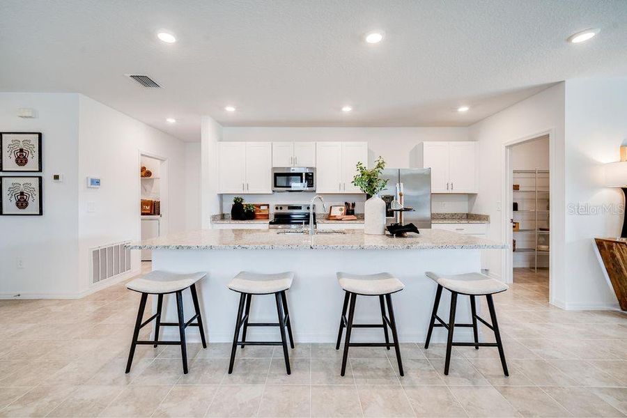 Furnished interior view inside a new home in Palm Wind, Hudson (Image 3).