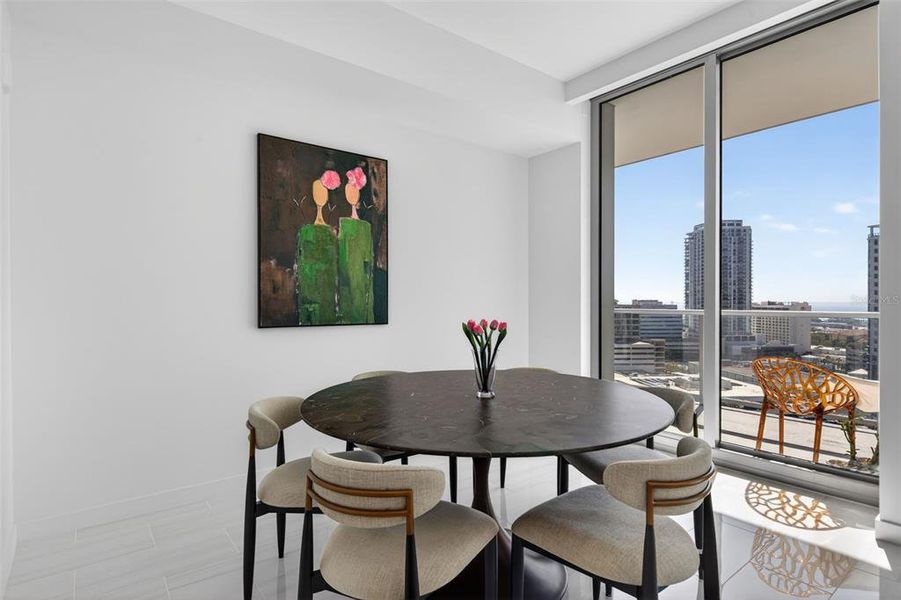 Furnished interior view inside a new home in , St. Petersburg (Image 44).