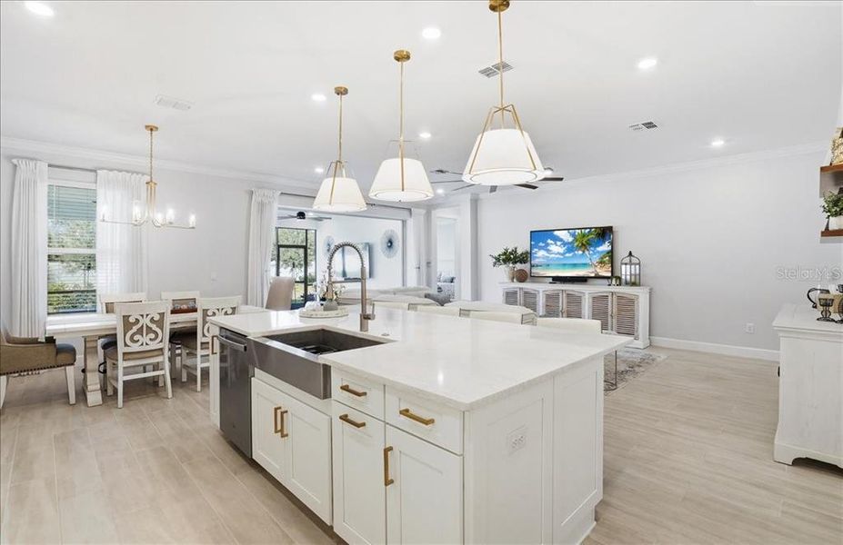 Furnished interior view inside a new home in Esplanade at Artisan Lakes, Palmetto (Image 18).