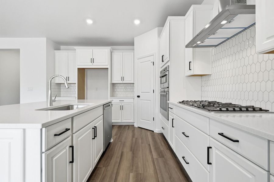 Furnished interior view inside a new home in The Town Collection at Independence, Elizabeth (Image 9). Furnished interior view inside a new home in The Town Collection at Independence, Elizabeth (Image 9).