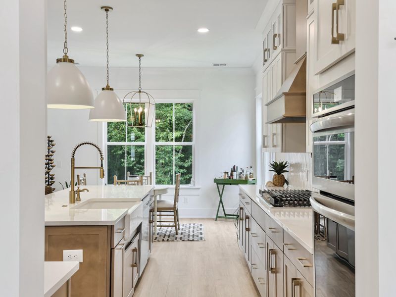 Furnished interior view inside a new home in Overlook at Copahee Sound, Awendaw (Image 42).
