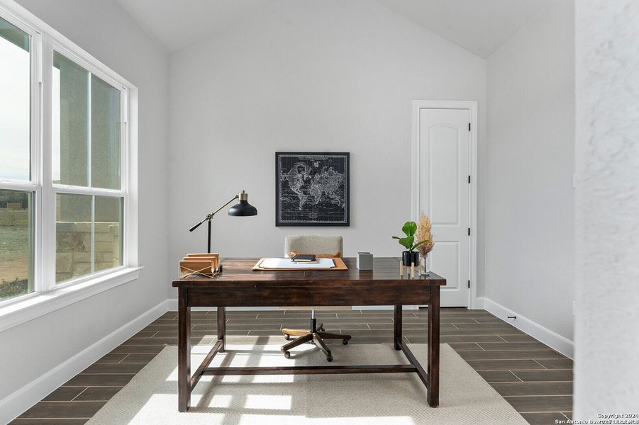 Furnished interior view inside a new home in , Spring Branch (Image 17).