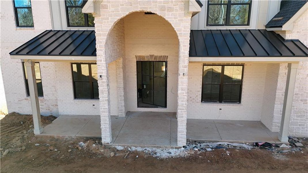 Exterior details and patio area of a home in , Buford (Image 1). Exterior details and patio area of a home in , Buford (Image 1).