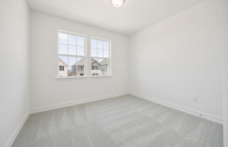 Secondary bedroom designed with generous storage solutions *Real home pictured Secondary bedroom designed with generous storage solutions *Real home pictured